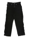 Alexander Wang Zip-detail Faded Jeans In Black