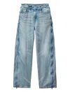 Alexander Wang Zip-detail Jeans In Blue