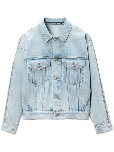 ALEXANDER WANG ALEXANDER WANG ZIP-SLEEVED DENIM JACKET