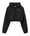 Alexander Wang Zip-up Cropped Jacket In Black