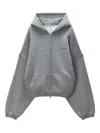 Alexander Wang Kapuzenjacke Mit Reissverschluss In Gray