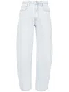 Alexander Wang High-rise Tapered Jeans In Blue