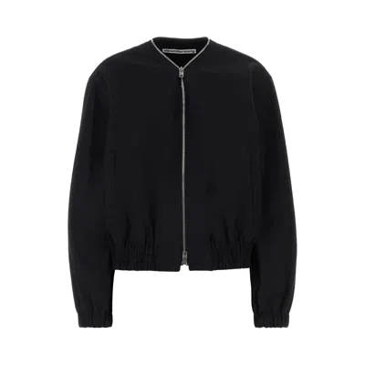 Pre-owned Alexander Wang Zip-up Bomber Jacket 'black' | Women's Size S