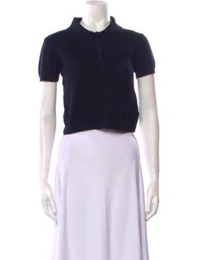 Pre-owned Alexandra Golovanoff Cashmere Crew Neck Sweater In Black