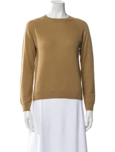 Pre-owned Alexandra Golovanoff Cashmere Crew Neck Sweater In Neutral