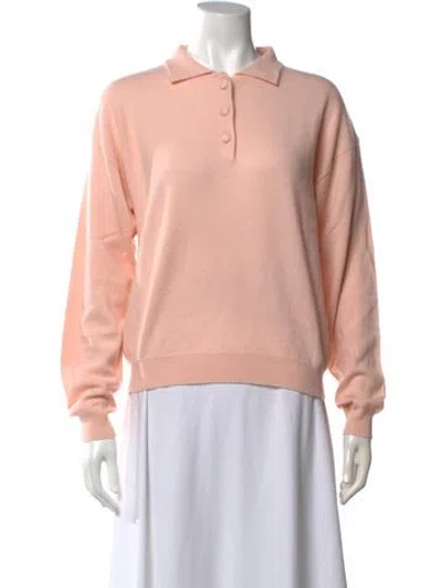 Pre-owned Alexandra Golovanoff Cashmere Crew Neck Sweater W/ Tags In Pink