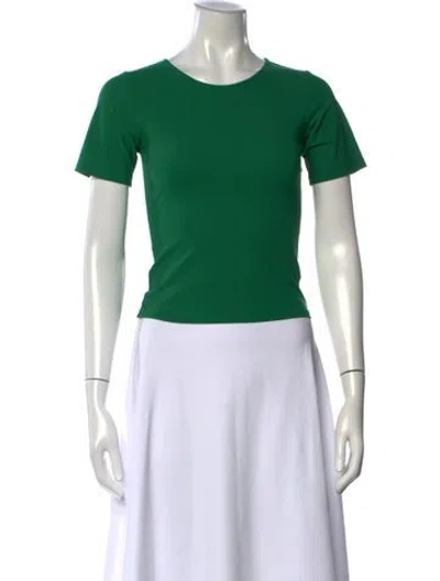 Pre-owned Alexandra Golovanoff Crew Neck Short Sleeve T-shirt In Green