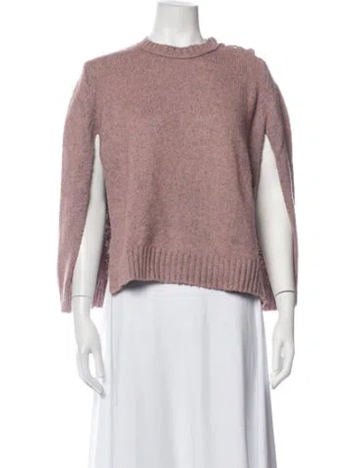 Pre-owned Alexandra Golovanoff Crew Neck Sweater In Pink