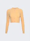 Alexandra Golovanoff Mila Cardigan Crop In Beige