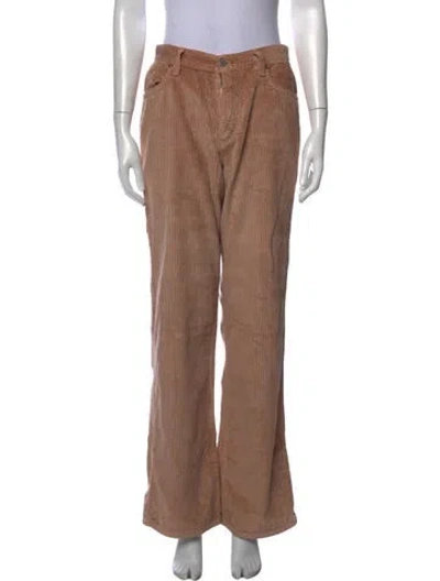 Pre-owned Alexandra Golovanoff Wide Leg Pants In Neutral