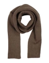 Alexandra Golovanoff Woman Scarf Khaki Size - Wool In Sand