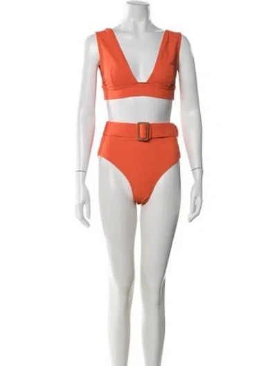 Pre-owned Alexandra Miro Bikini In Orange
