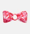 Alexandra Miro Bedrucktes Bikini-oberteil Carlotta In Azalea Print