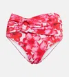 Alexandra Miro Dorit Floral Bikini Bottoms In Azalea Print