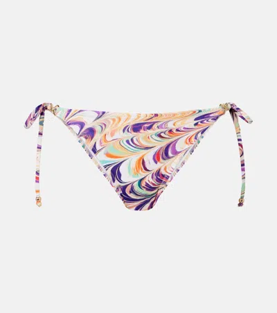 Alexandra Miro Leoni Printed Bikini Bottoms In Multi