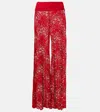 Alexandra Miro Paloma Lace Wide-leg Pants