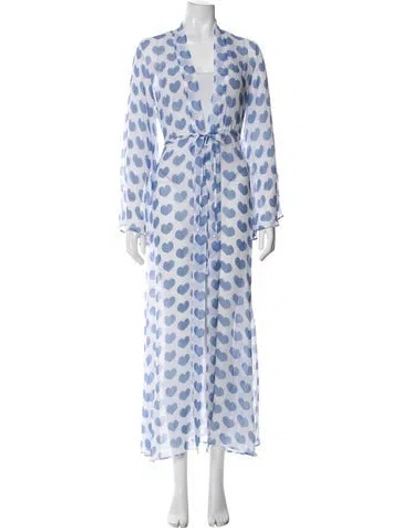 Pre-owned Alexandra Miro Printed Nightgown In Multi