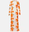 Alexandra Miro Selene Open-back Floral Maxi Dress