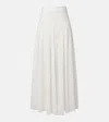 Alexandra Miro Serena Broderie Anglaise Cotton Maxi Skirt