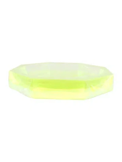 Pre-owned Alexandra Von Furstenberg Acrylic Extra Large Nut Bowl In Green