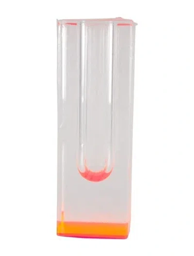 Pre-owned Alexandra Von Furstenberg Acrylic Tall Bloomin Vase