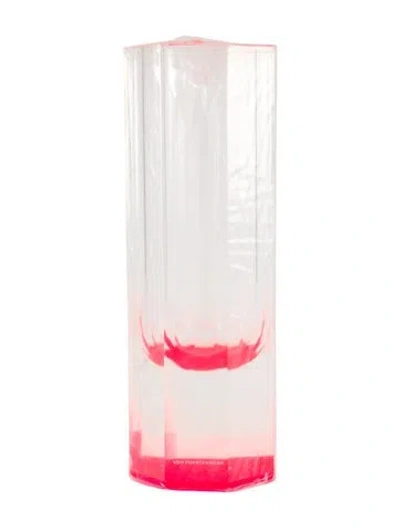 Pre-owned Alexandra Von Furstenberg Acrylic Tall Bolt Bloomin Vase