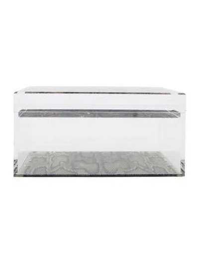 Pre-owned Alexandra Von Furstenberg Acrylic Treasure Box