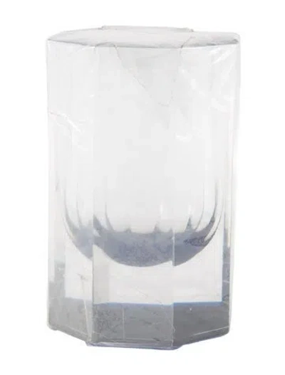Pre-owned Alexandra Von Furstenberg Bolt Short Vase In Blue
