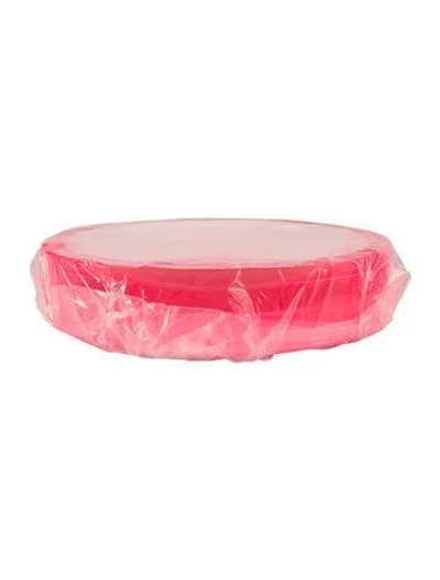 Pre-owned Alexandra Von Furstenberg Extra Large Infinity Bowl In Red