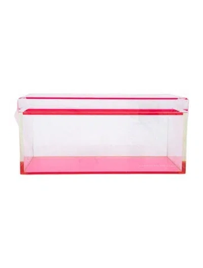 Pre-owned Alexandra Von Furstenberg Large Acrylic Treasure Box
