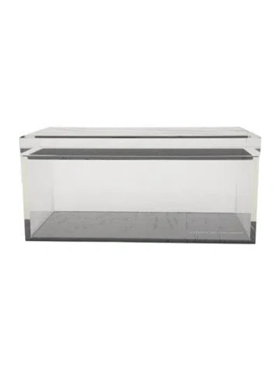 Pre-owned Alexandra Von Furstenberg Large Treasure Box In Black