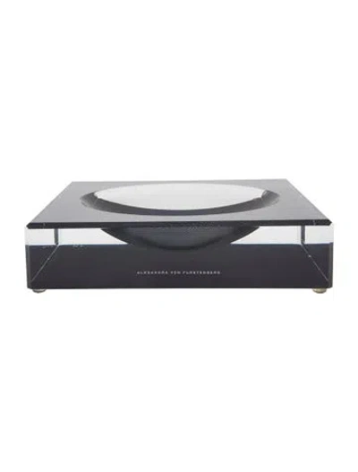 Pre-owned Alexandra Von Furstenberg Limited Edition Carbon Fiber Candy Bowl In Gray