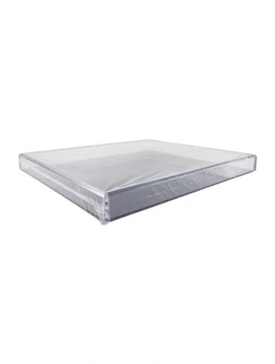 Pre-owned Alexandra Von Furstenberg Medium Cocktail Tray In Blue