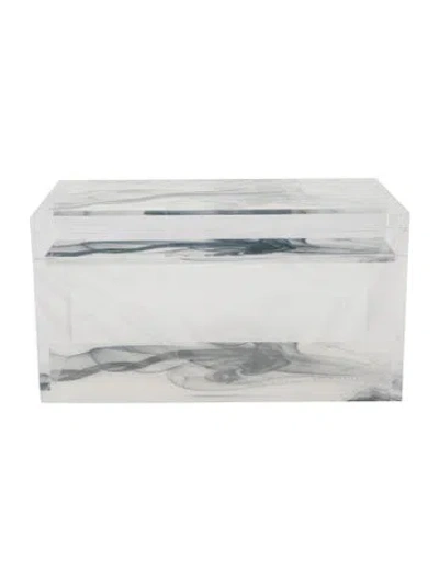 Pre-owned Alexandra Von Furstenberg Medium Smoke Treasure Box In Multi