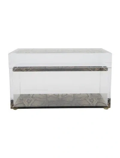 Pre-owned Alexandra Von Furstenberg Medium Snake Treasure Box