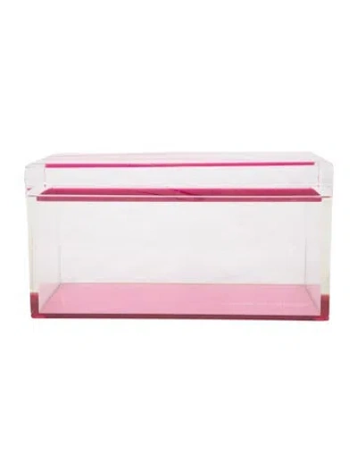 Pre-owned Alexandra Von Furstenberg Medium Treasure Box In Pink