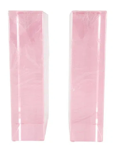Pre-owned Alexandra Von Furstenberg Pair Of Chapter Bookends