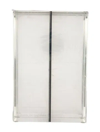 Pre-owned Alexandra Von Furstenberg Pair Of Chapter Bookends In Gray