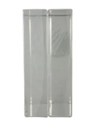 Pre-owned Alexandra Von Furstenberg Pair Of Chapter Bookends In Gray