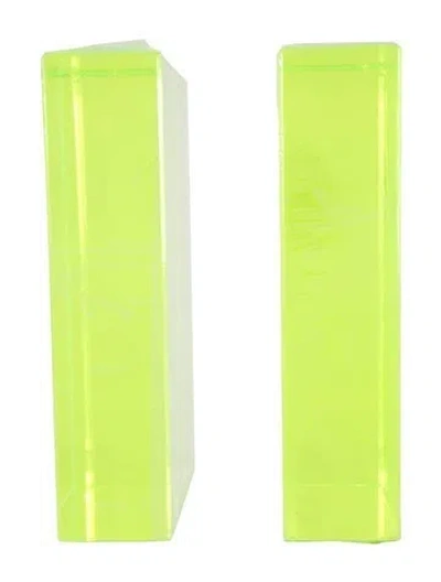 Pre-owned Alexandra Von Furstenberg Pair Of Chapter Bookends In Green