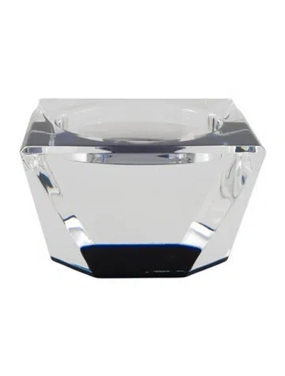 Pre-owned Alexandra Von Furstenberg Pedestal Candle In Blue