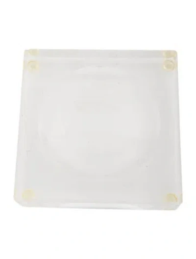 Pre-owned Alexandra Von Furstenberg Petite Candy Dish In Clear