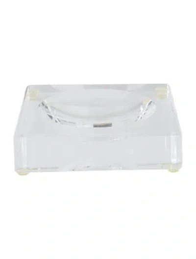 Pre-owned Alexandra Von Furstenberg Petite Candy Dish In Transparent