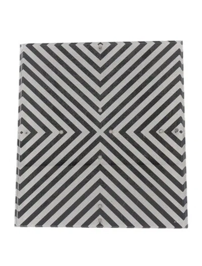 Pre-owned Alexandra Von Furstenberg Rectangle Snap Large X Print Picture Frame In Multi