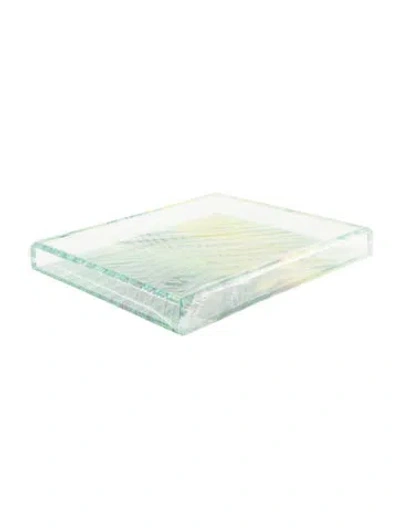 Pre-owned Alexandra Von Furstenberg Small Acrylic Soulmate Small Palm Tray