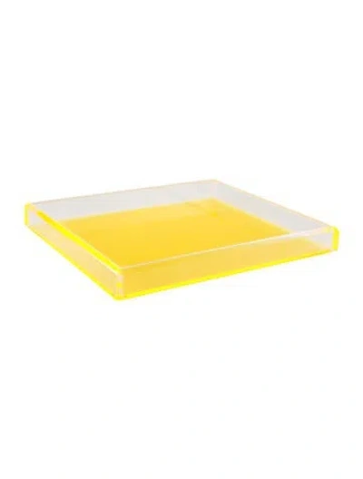 Pre-owned Alexandra Von Furstenberg Small Acrylic Tray