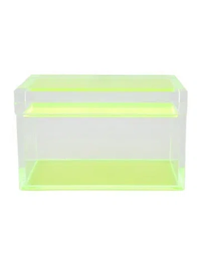 Pre-owned Alexandra Von Furstenberg Small Acrylic Treasure Box