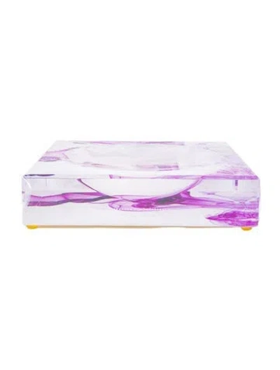 Pre-owned Alexandra Von Furstenberg Smoke Candy Bowl In Purple