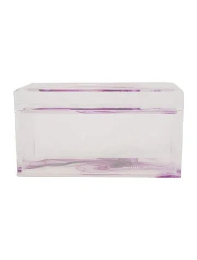 Pre-owned Alexandra Von Furstenberg Smoke Print Medium Treasure Box