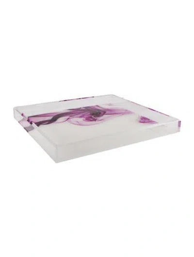 Pre-owned Alexandra Von Furstenberg Soulmate Smoke Tray In Purple